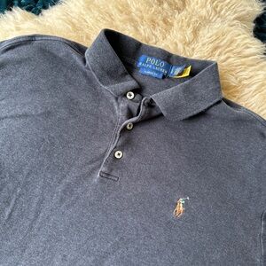 Polo by Ralph Lauren Men's Charcoal Polo Shirt